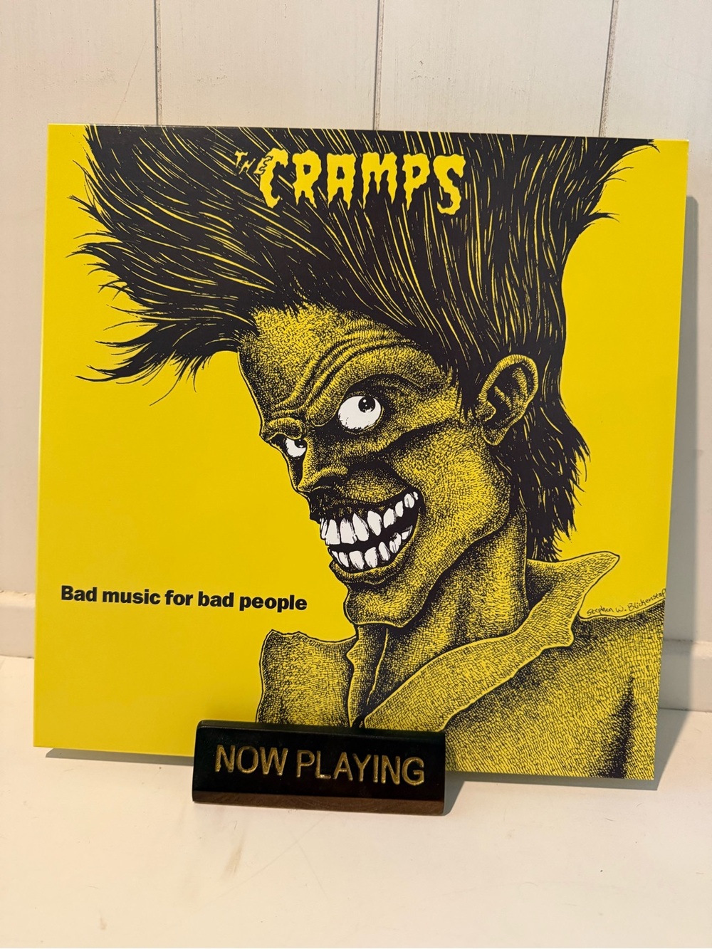 The Cramps Bad Music for Bad People Vinyl LP I.R.S. Records Played Once LIKE NEW